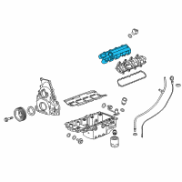 OEM 2016 Cadillac CTS INSULATOR ASM-VLV RKR ARM CVR Diagram - 12705388