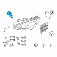 OEM 2022 BMW Z4 LED MODULE, DAYTIME RUNNING Diagram - 63-11-9-498-495