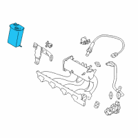 OEM 2004 Chevrolet Tracker Vapor Canister Diagram - 30027861