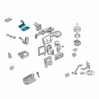 OEM 2009 Ford Explorer Heater Core Diagram - H2MZ-18476-Y