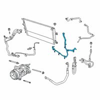 OEM 2022 Jeep Cherokee Heater Return Diagram - 68403556AB