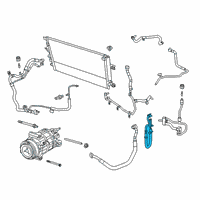 OEM 2022 Jeep Cherokee Line-A/C Liquid Diagram - 68291499AA