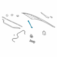 OEM 1999 Jeep Grand Cherokee Hood Prop Diagram - 55136764AA