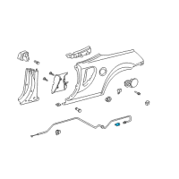 OEM 2000 Toyota MR2 Spyder Latch Diagram - 77378-60020