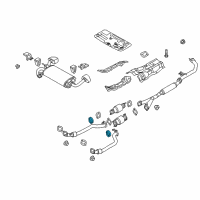 OEM 2015 Hyundai Genesis Coupe Hanger Diagram - 28760-2M010
