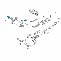 OEM Support Assembly-Hanger Diagram - 28785-2M000