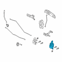 OEM 2021 Ram 1500 Classic Door Hinge Rear Right Lower Diagram - 68058532AC