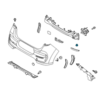 OEM 2014 Hyundai Genesis Coupe Nut-Flange Diagram - 13395-08007-K