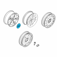 OEM Ford Center Cap Diagram - 97BZ-1130-C