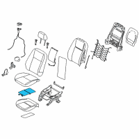 OEM 2015 Ford Transit Connect Seat Cushion Heater Diagram - DT1Z-14A699-B