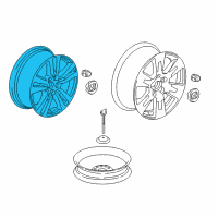 OEM Honda Pilot Disk, Aluminum Wheel (18X8J) (Tpms) (Aap St Mary'S) Diagram - 42700-TG7-A41