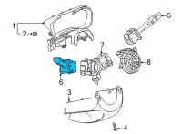 OEM Buick Encore GX Signal Switch Diagram - 42750983