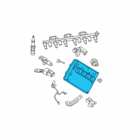 OEM Dodge Ram 1500 Powertrain Control Module Diagram - 5094895AB