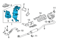 OEM 2022 Honda Civic CONVERTER ASSY Diagram - 18150-64S-L10