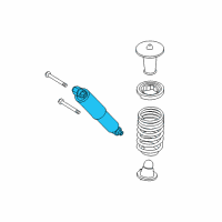 OEM 2017 Ford Transit Connect Shock Diagram - DV6Z-18125-C