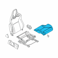 OEM 2015 Nissan Juke Cushion Assy-Front Seat Diagram - 87300-3YW5A