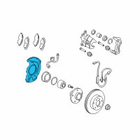 OEM 2008 Lexus ES350 Cover, Disc Brake Dust Diagram - 47782-06110