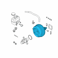 OEM 2011 Ford Mustang Power Booster Diagram - DR3Z-2005-D