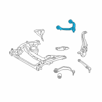OEM 2013 BMW 750i xDrive Top Camber Correction Control Arm Diagram - 31-12-6-854-614