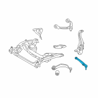OEM 2014 BMW 535i GT Bottom Rubber Mount Wishbone, Left Diagram - 31-12-6-850-781