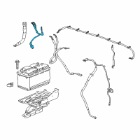 OEM 2017 Chevrolet Silverado 3500 HD Harness Asm-Generator Battery Control Wiring Diagram - 84180648