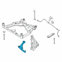 OEM 2011 Nissan Quest Link Complete-Transverse, Lh Diagram - 54501-1JA0A