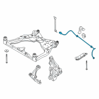 OEM 2013 Nissan Quest Stabilizer-Front Diagram - 54611-1JA0A