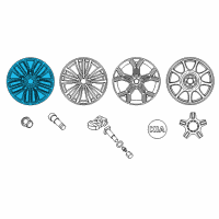 OEM 2020 Kia Stinger Wheel Assembly-Aluminum Diagram - 52910J5100