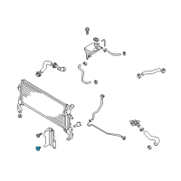 OEM 2005 Hyundai XG350 Retainer Assembly-Bumper Cover Mounting Diagram - 86590-3S000
