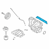 OEM 2015 Kia Soul Gasket-Intake Manifold Diagram - 284112B600