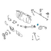 OEM 2007 Lincoln Town Car Filler Pipe Seal Diagram - 6W1Z-9008-A