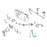 OEM 1993 Mercury Grand Marquis Support Strap Diagram - 9W7Z-9092-A