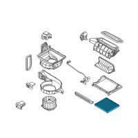 OEM 2019 Kia Sedona Premium Cabin Air Filter Diagram - A9C79AC000