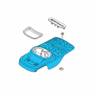 OEM Dodge Console-Floor Diagram - 1WQ01DX9AB