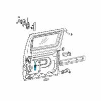 OEM Ford E-150 Econoline Club Wagon Actuator Diagram - F5SZ-63218A42-B