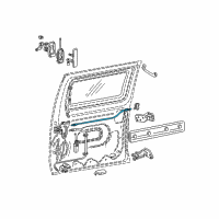 OEM 2009 Ford E-150 Latch Rods Diagram - 6C2Z-15264A00-BA