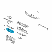 OEM 2002 Honda Insight Insulator, Dashboard (Lower) Diagram - 74265-S3Y-A00