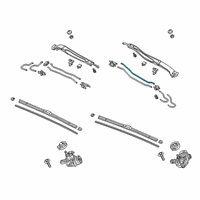 OEM 2018 Honda Clarity Tube (380MM) Diagram - 76874-TL4-G01