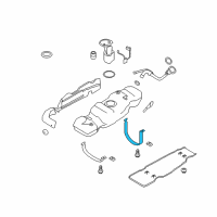 OEM 2010 Ford F-150 Support Strap Diagram - 9L3Z-9054-C