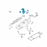 OEM 2010 Ford F-150 Fuel Pump Diagram - 9L3Z-9H307-E