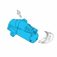 OEM 2017 Ford Edge Starter Diagram - DS7Z-11002-J