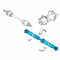 OEM 2020 Nissan Murano Shaft Assembly PROPELLER Diagram - 37000-5AA1B