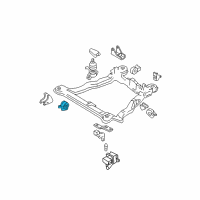 OEM 2005 Kia Spectra5 Front Roll Stopper Bracket Assembly Diagram - 219102F010