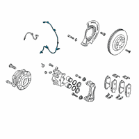 OEM 2020 Hyundai Palisade Sensor Assembly-Wheel Speed, RH Diagram - 58940-S8000