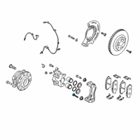 OEM 2022 Hyundai Palisade Rod Assembly-Guide(A) Diagram - 58161-4H000