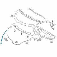 OEM Scion iQ Support Rod Diagram - 53440-74010