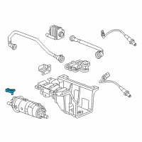 OEM Chevrolet Tank Pressure Sensor Diagram - 13574913