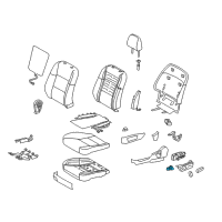 OEM 2016 Lexus GS450h Switch Assy, Power Seat Diagram - 84920-30260