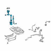 OEM 2014 Toyota Avalon Fuel Pump Diagram - 77020-06306