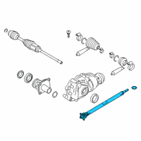 OEM BMW 740i xDrive Front Drive Shaft Assembly Diagram - 26-20-8-698-362